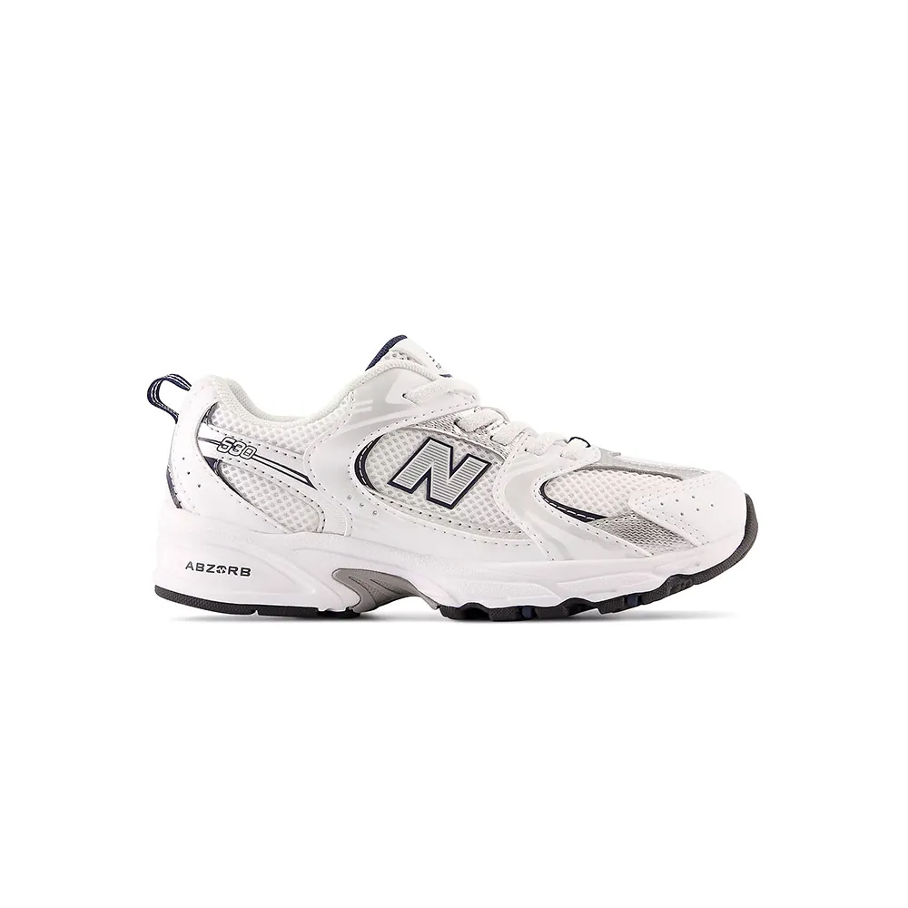 【NEW BALANCE】NB 530 中童 白銀色 鬆緊帶 小朋友 休閒鞋 PZ530SB1