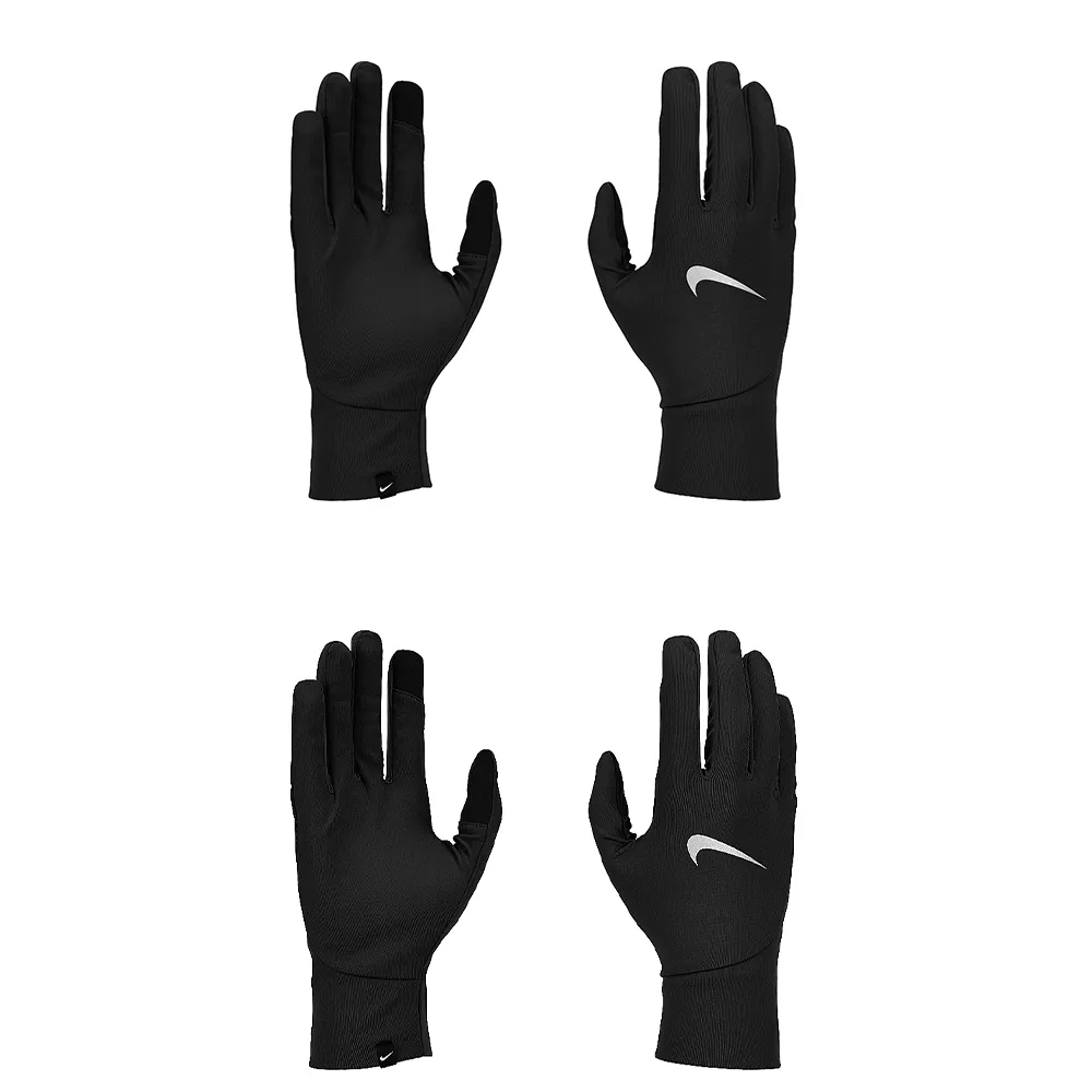 【NIKE 耐吉】手套 運動手套 慢跑手套 觸控 防風 一雙組 PACER LIGHTWEIGHT 男女款
