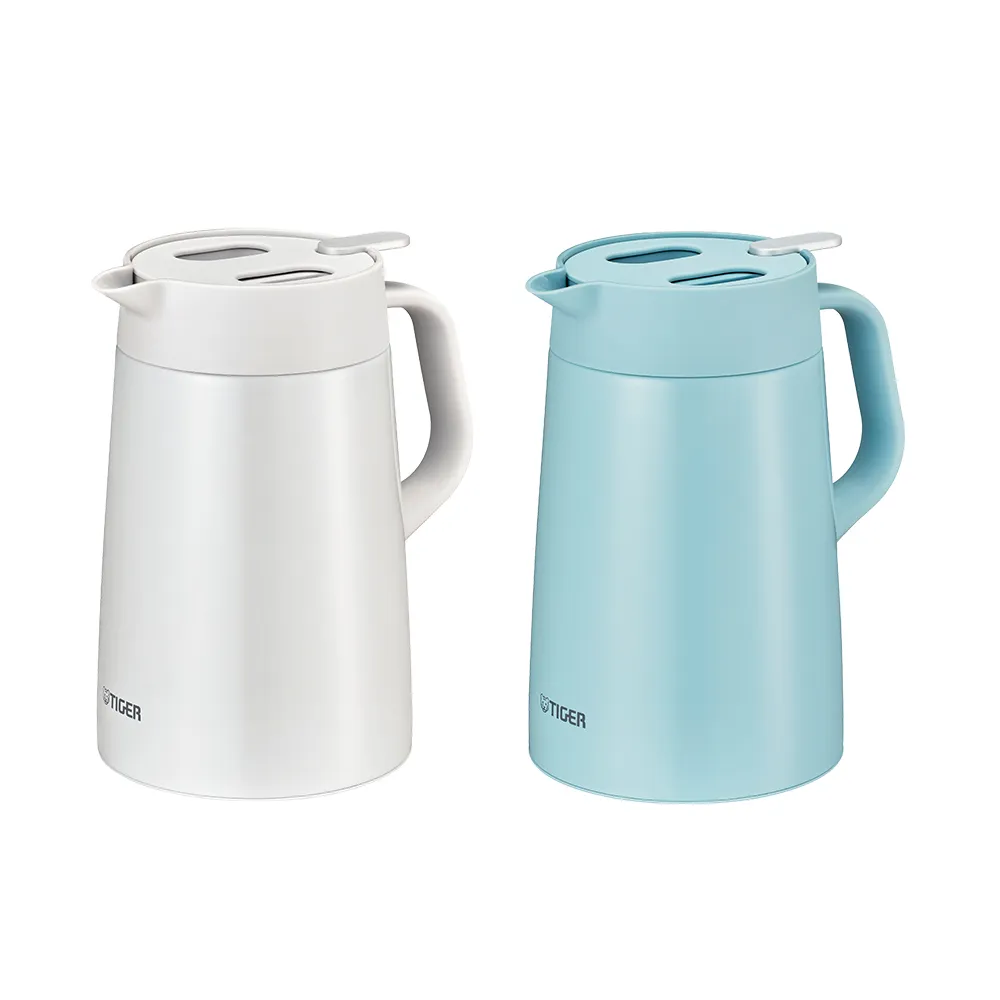 【TIGER 虎牌】桌上型不鏽鋼保溫壺1200ml(PWO-A120大容量保溫水壺)