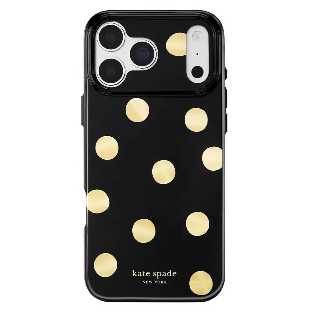 【KATE SPADE】iPhone 18系列 精品磁吸防摔手機殼 金屬點點