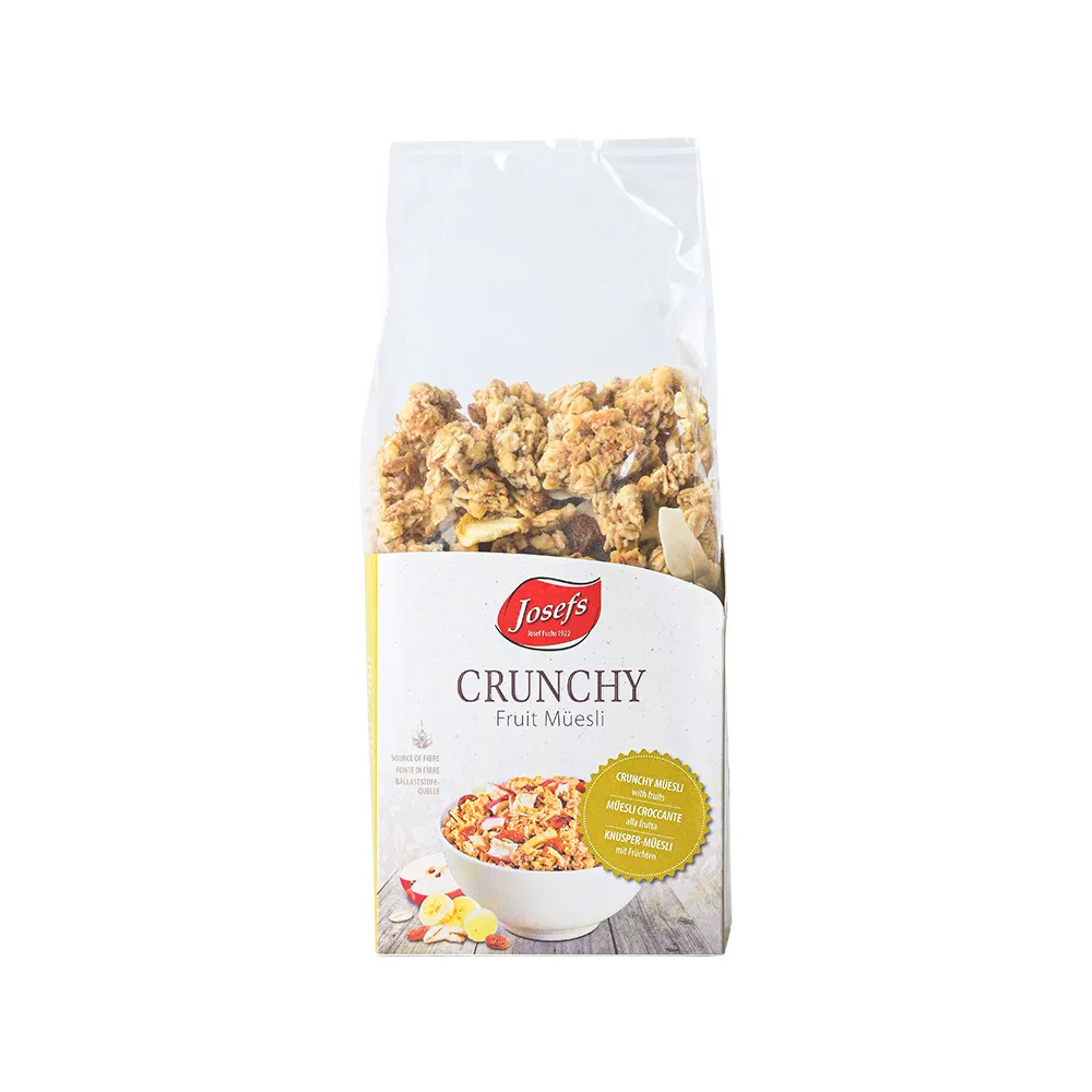 【Fuchs 福紅】喬瑟夫酸甜果乾麥脆片350g (香蕉果乾x蘋果果乾 豐富多層次的酸甜)