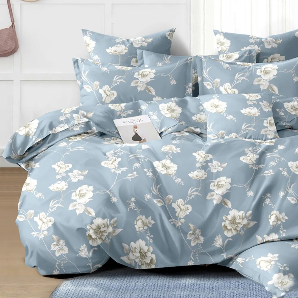 【Love City 寢城之戀】台灣製 舒柔棉 兩用被床罩枕套組(雙人/加大/六件組/多款任選)