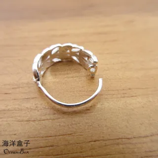 【海洋盒子】唯美羽毛圈圈針式S999純銀耳環