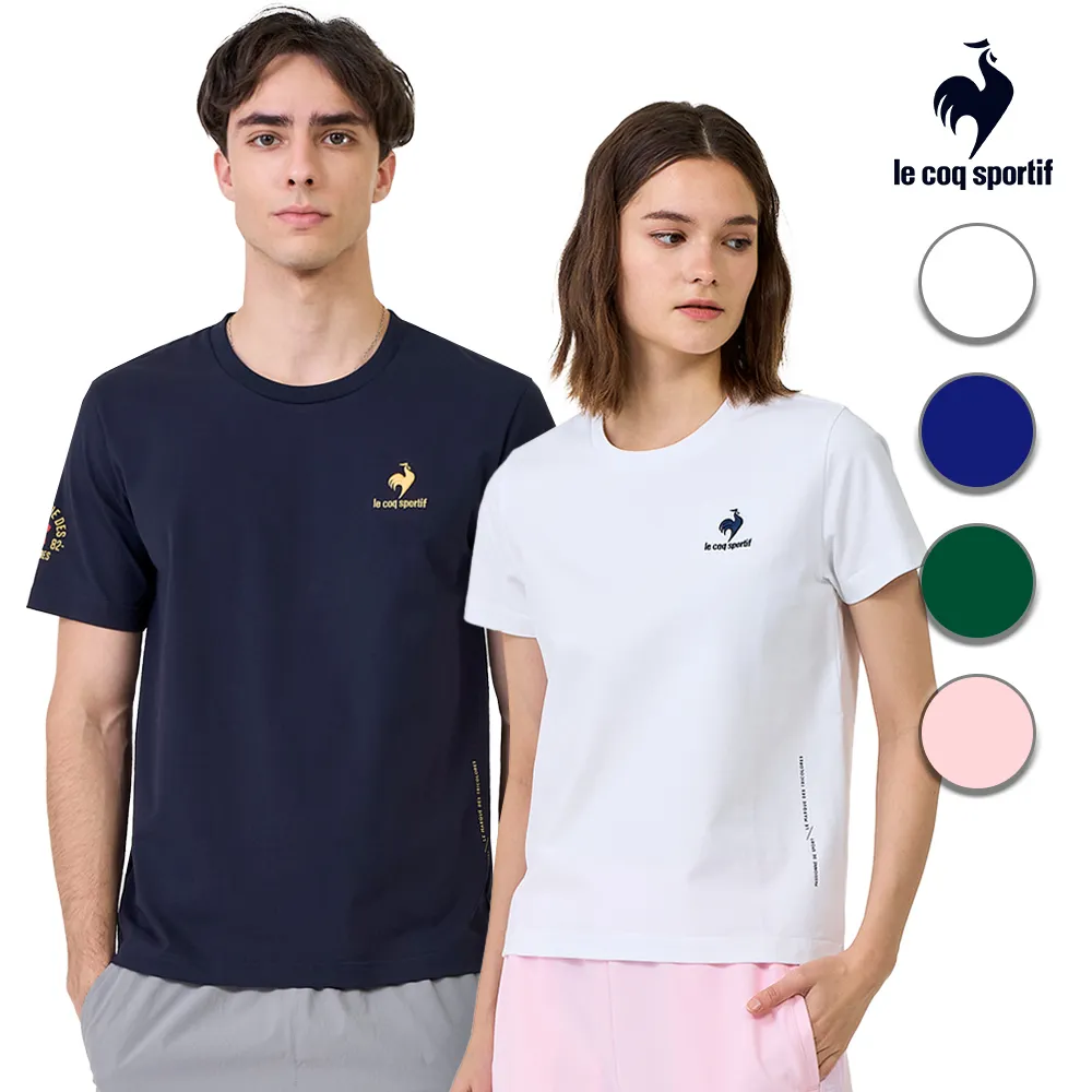 【LE COQ SPORTIF 公雞】短袖T恤 男女款 4色 LWX23206