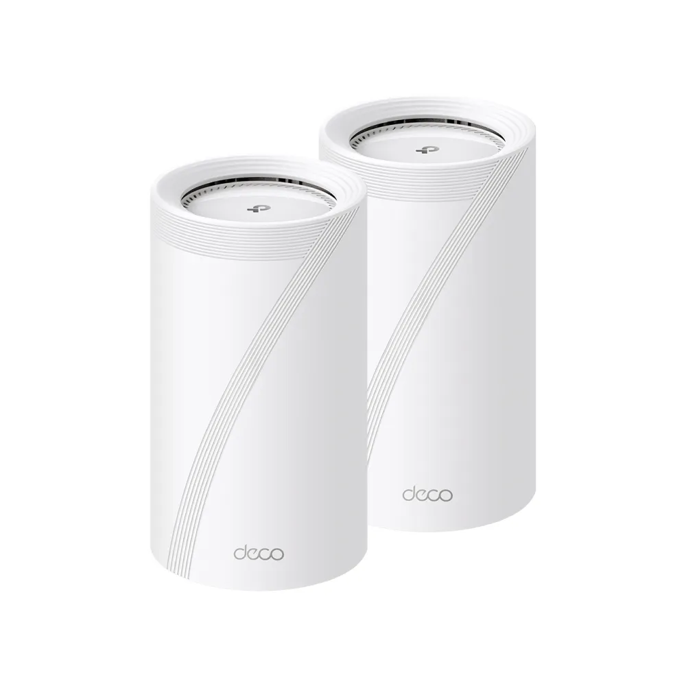 【TP-Link】Wi-Fi 7 BE14000 三頻 10G 真Mesh 無線路由器 分享器(支援AI筆電/透天厝/Deco BE68 二入組)