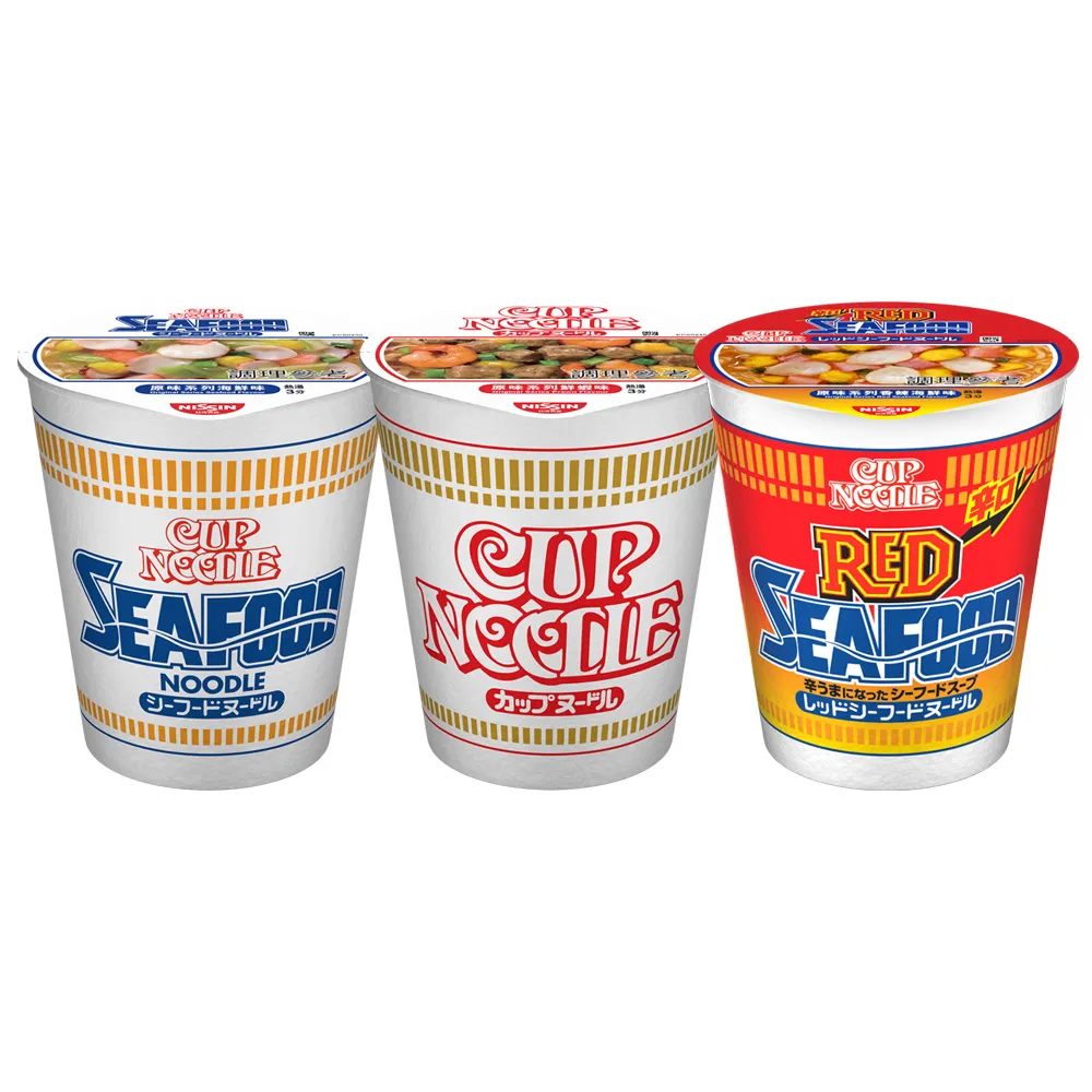 【NISSIN 日清】合味道原味系列杯麵 口味任選(海鮮味/鮮蝦味/香辣海鮮味 70g-71g)
