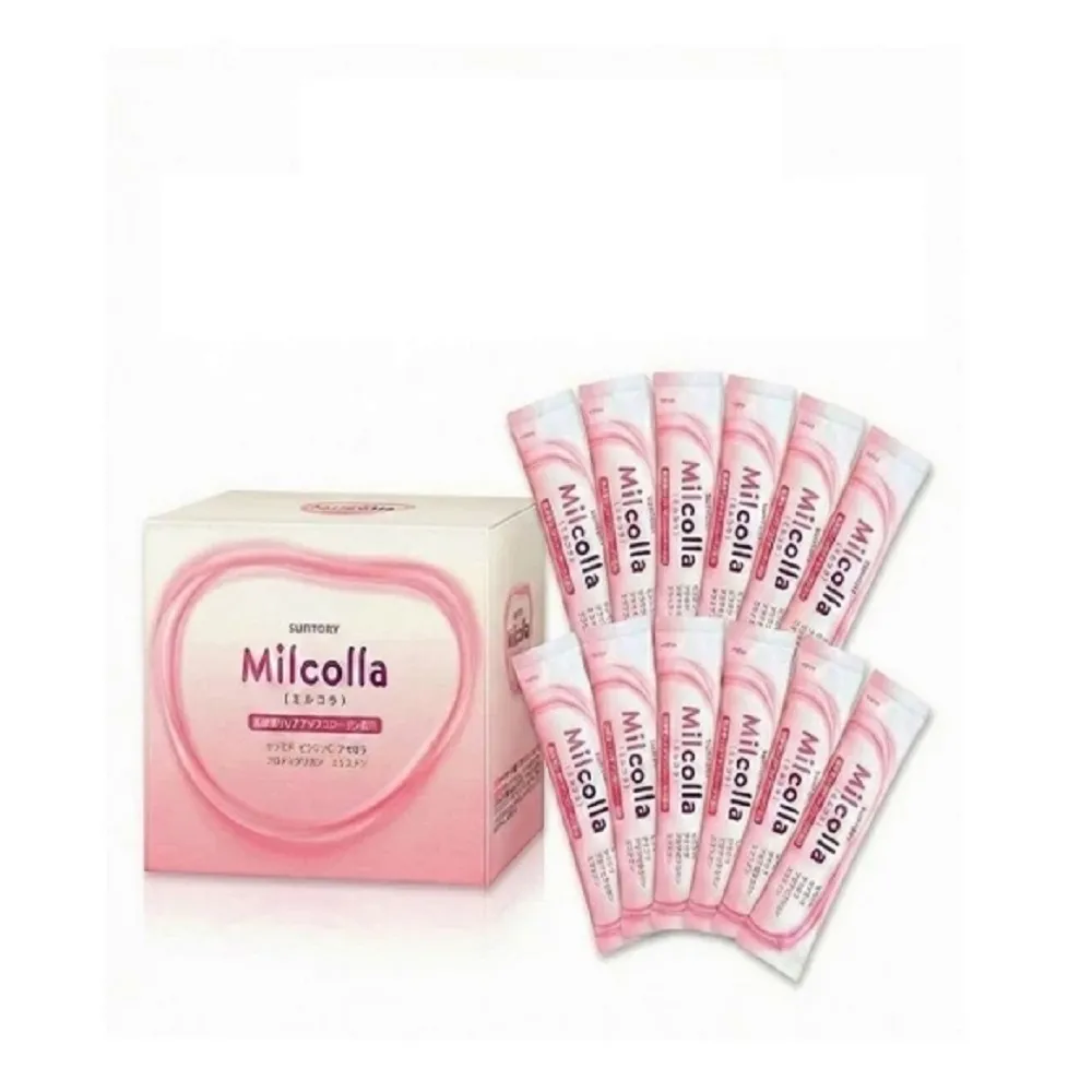 【Suntory 三得利】Milcolla 蜜露珂娜膠原蛋白90日 (1盒+60包(共90包) )新包裝