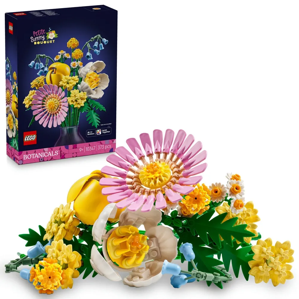 【LEGO 樂高】Botanicals 10347 燦爛小花束(花藝 居家擺設 積木 兒童玩具)