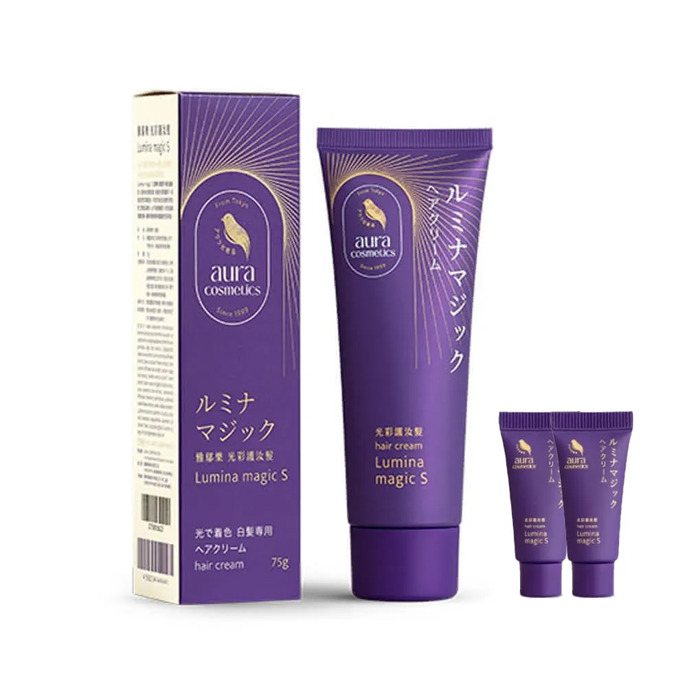 【台隆手創館】雅鄔樂aura光彩護汝髮75g(白髮補色護髮乳)