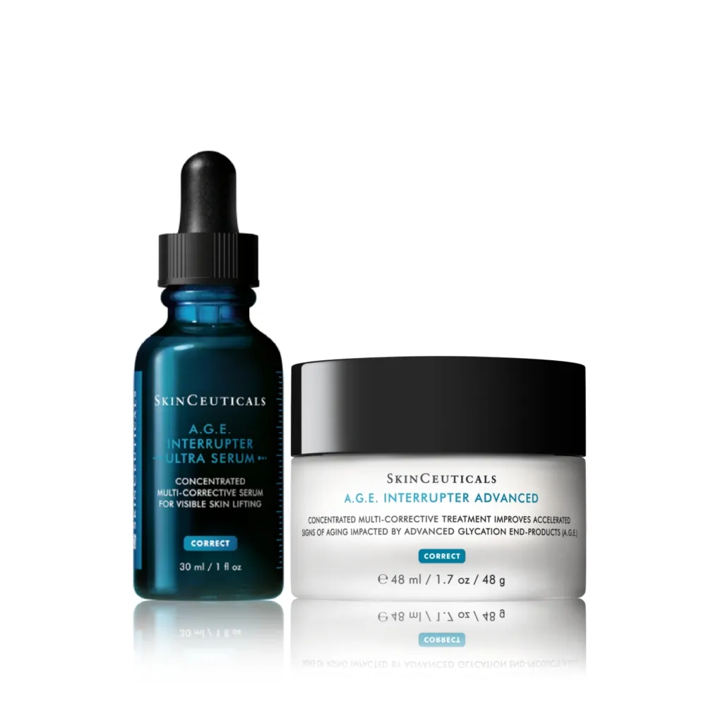 【Skin Ceuticals 修麗可】A.G.E.極效賦活緊緻精華 30ml+AGE普拉斯鏈活膚緊緻霜 48ml