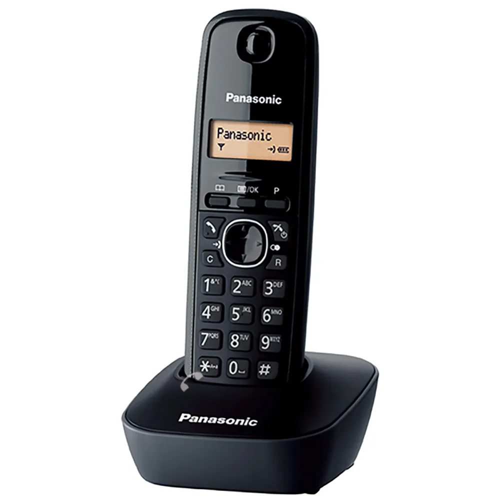 【Panasonic 國際牌】數位高頻無線電話-經典黑(KX-TG1611)