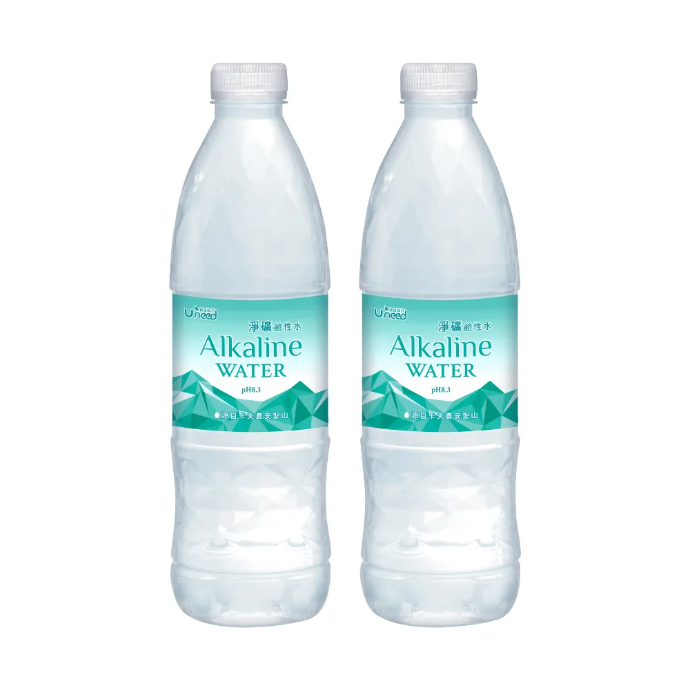 【Uneed 健康綠活】淨礦鹼性水600mlx2箱/共48入