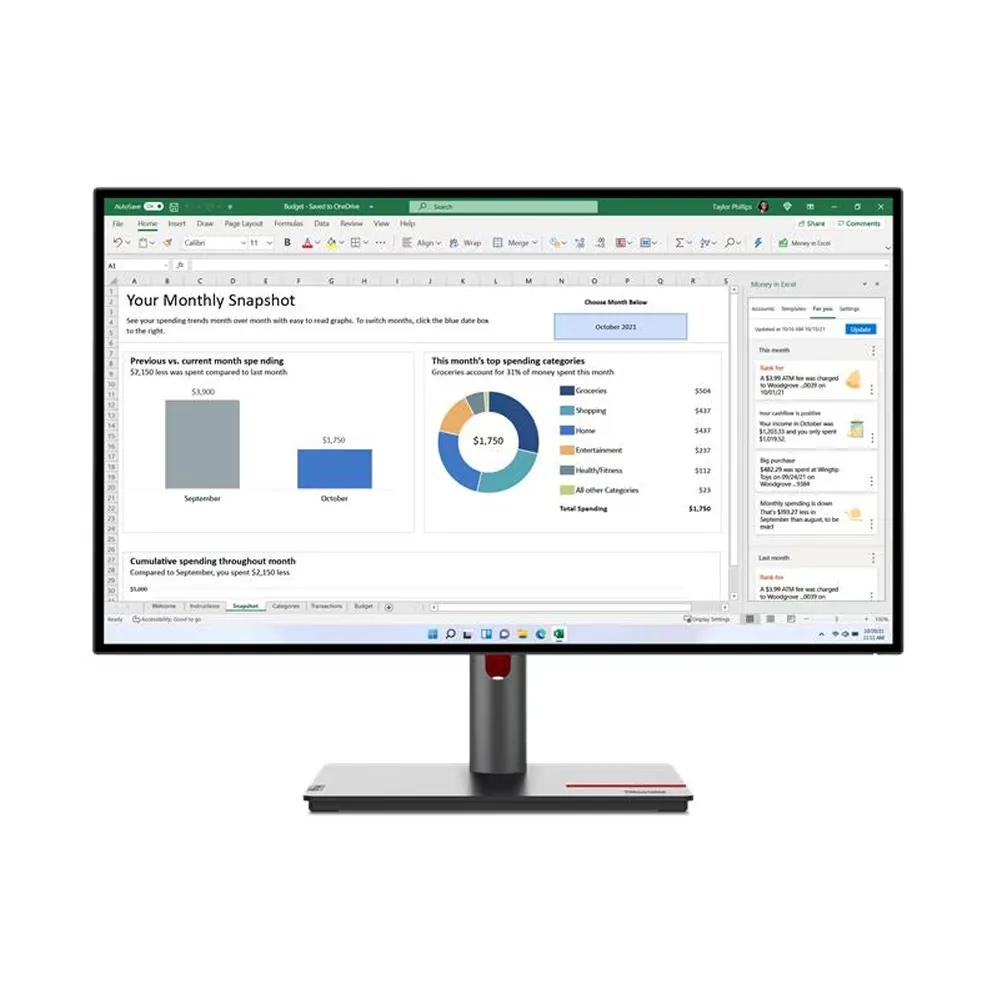 【Lenovo】Thinkvision P27h-30 27吋螢幕(63A1GAR1WW)
