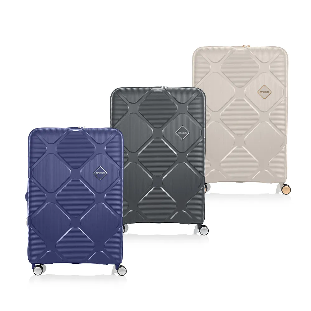 【AMERICAN TOURISTER 美國旅行者】30吋 INSTAGON 可擴充大容量輕量PP避震輪行李箱/旅行箱(多色可選)