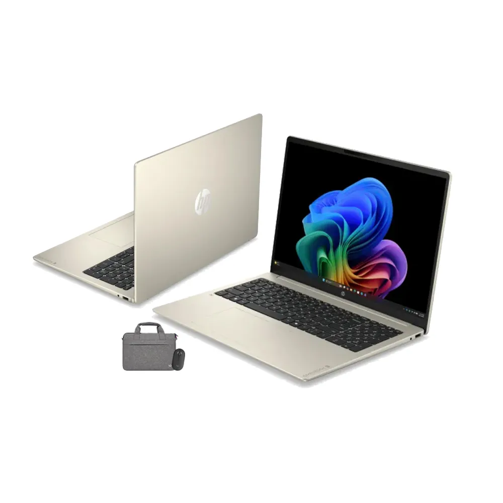 【HP 惠普】筆電包/滑鼠★16吋 Core 5 315輕薄高效筆電(OmniBook 3 16-bu0224TU/16G/512G SSD/W11/金莎金)