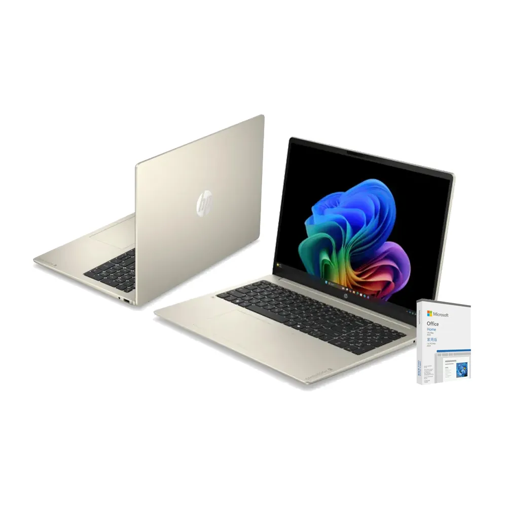 【HP 惠普】Office 2024★16吋 Core 5 315輕薄高效筆電(OmniBook 3 16-bu0224TU/16G/512G SSD/W11/金莎金)