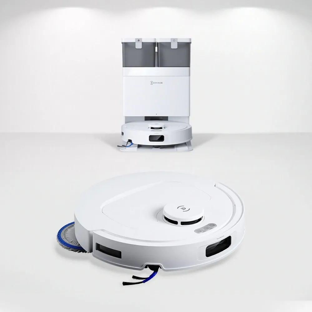 【ECOVACS 科沃斯】雙11momo獨家熱銷!!DEEBOT N50 強清潔全能掃拖機器人(20000Pa/雙恆貼邊/全能基站)