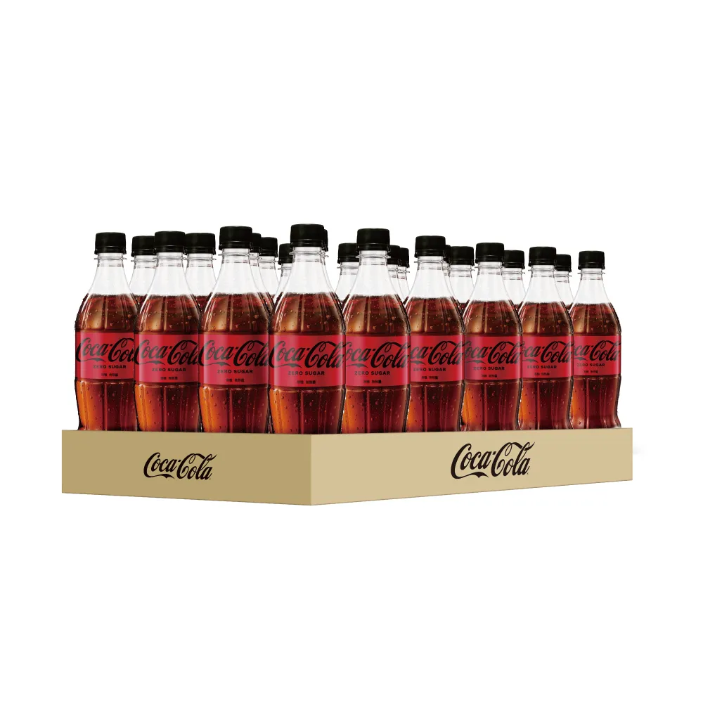 【Coca-Cola 可口可樂ZERO SUGAR】無糖零卡寶特瓶600mlx2箱(共48入)