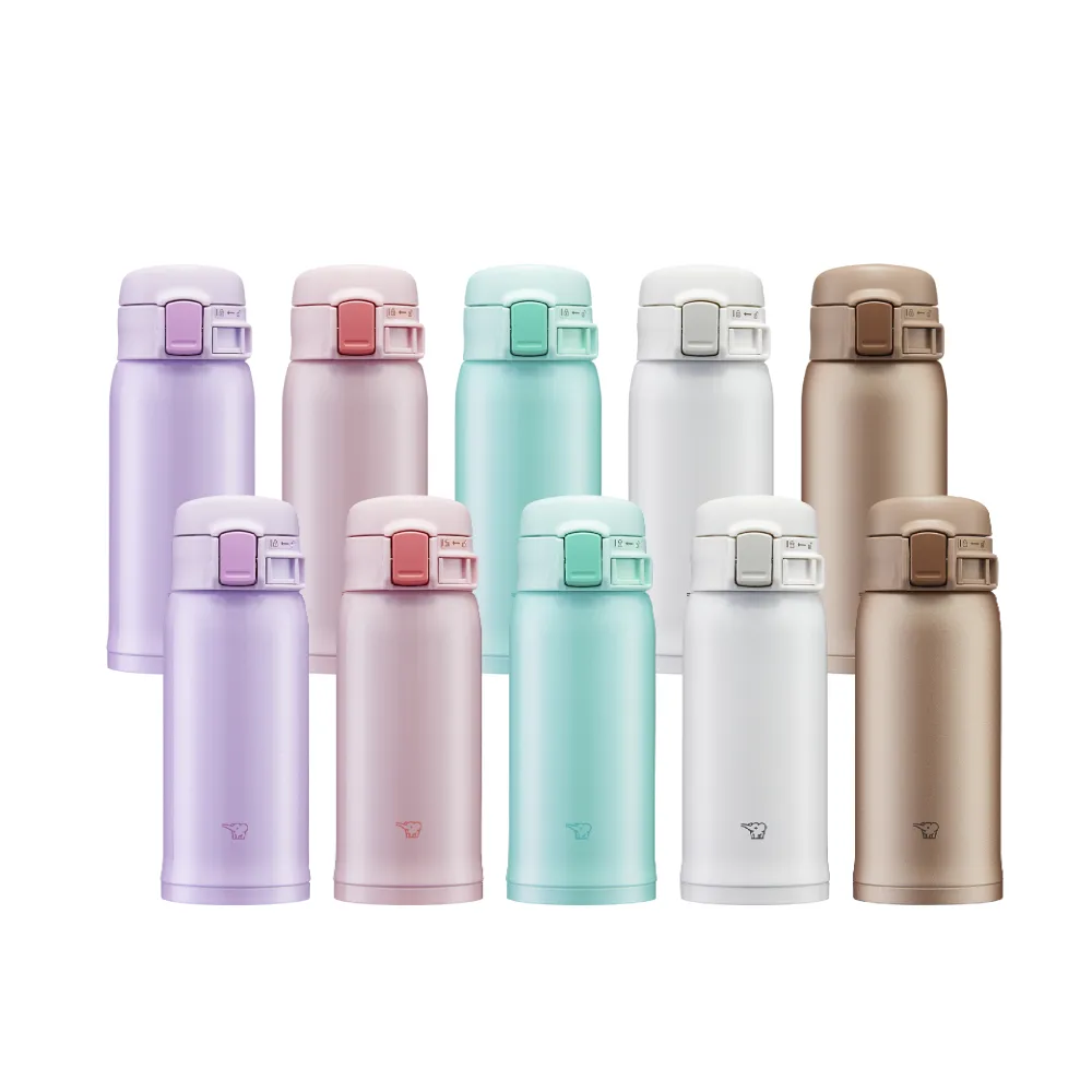 【ZOJIRUSHI 象印】買1送1 彈蓋不銹鋼真空保溫保冷杯360ml (SM-SR36E+SM-SR36E 保溫瓶/保冰/環保杯)