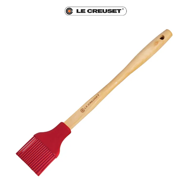 【Le Creuset】耐熱矽膠B油刷(櫻桃紅)