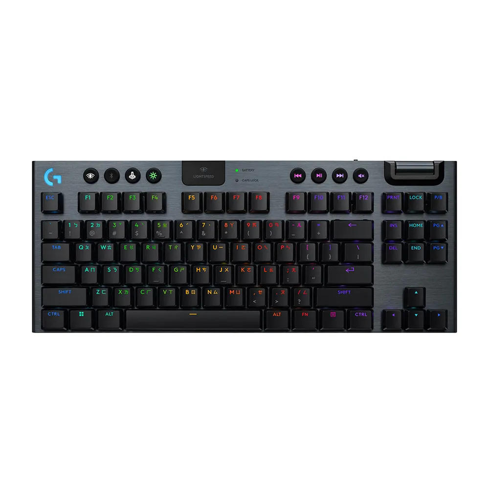 【Logitech G】G915 X TKL 無線RGB機械式遊戲鍵盤(青軸)