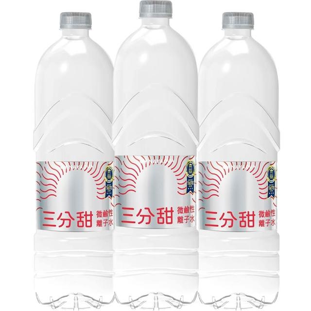 【NAYAQUA 耐雅格生技】三分甜 微鹼性離子水1480mlx3箱(共36入；官方直營 鹼性水 礦泉水)