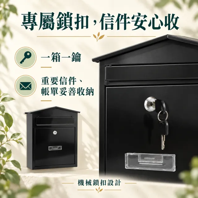 信箱 郵筒 人字型郵箱 大容量信箱 意見箱 套房信箱 鐵製信箱 家用信箱 室外防水