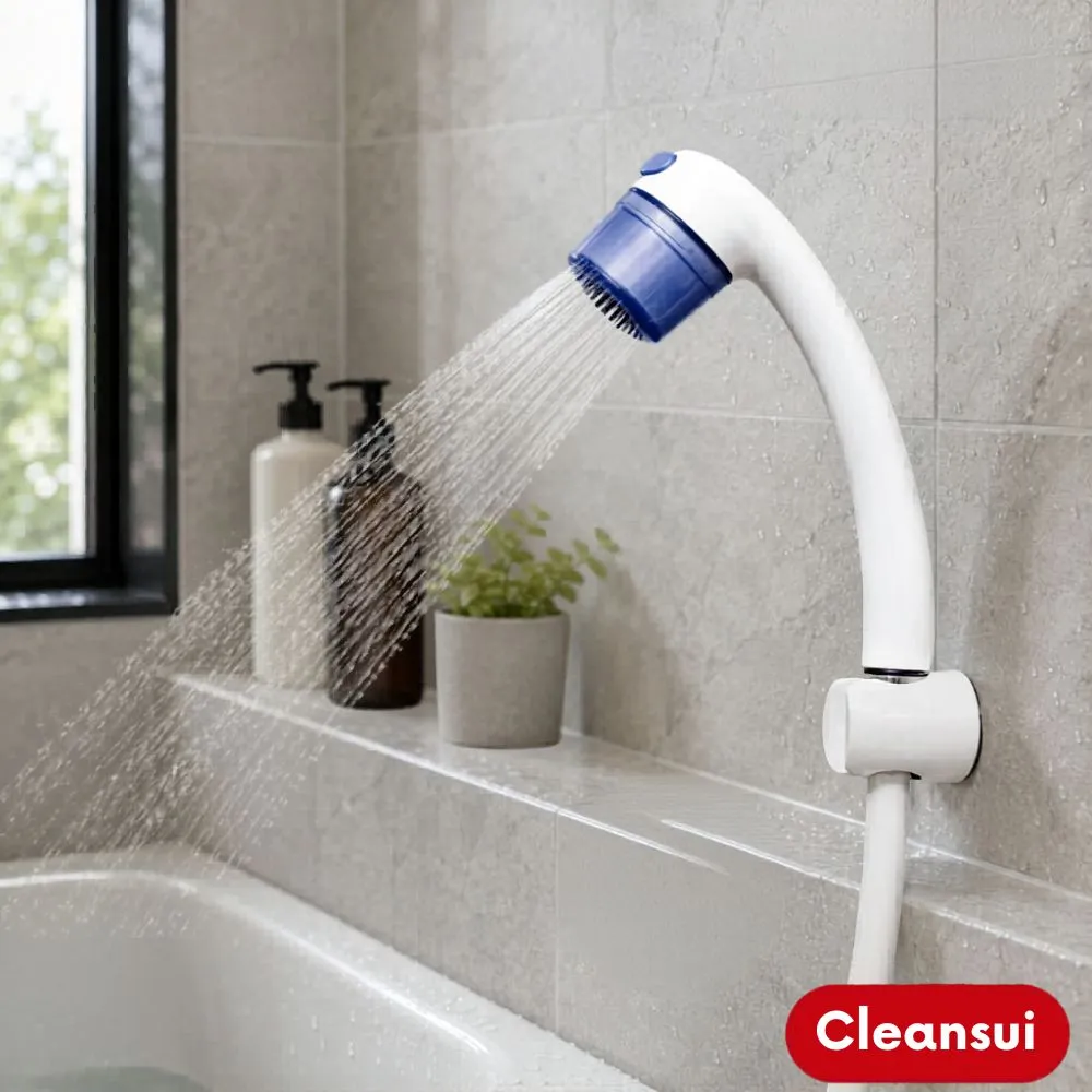 【Cleansui 可菱水】日本製-官方直營除氯沐浴蓮蓬頭ES201W+濾芯*2(型號:ESC21W)(共1機2芯)