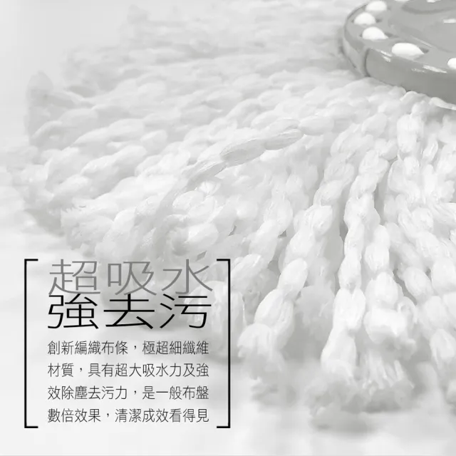 【好神拖】專用極細緻/超吸水/去油汙布盤特談四入組-(無包裝袋僅牛皮紙盒裝)