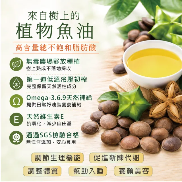 【愛善那】秘魯第一道冷壓初榨印加果油250ml買4送1-共1250ml(Omega-3最高達48%)