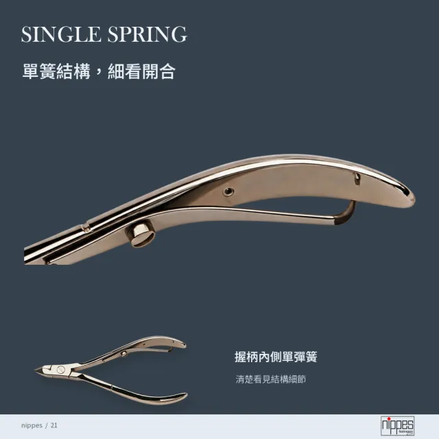 【Nippes Solingen 尼佩斯索林根】nippes德國髮絲紋防滑設計居家安全專用甘皮鉗