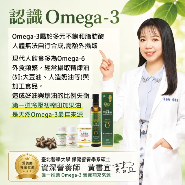 【愛善那】秘魯印加果油液態膠囊x3 共270顆(omega-3 最高達48%)