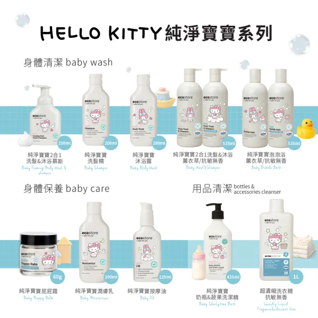 【ecostore 宜可誠】三麗鷗系列-純淨寶寶全效護膚膏60ml(無香精/無酒精/屁屁霜/屁屁膏/修護霜)