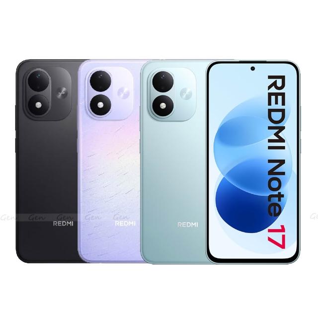 【小米】REDMI紅米 Note 17 4G 6.99吋(6G/128G/Snapdragon6Gen4/5000畫素主鏡頭)