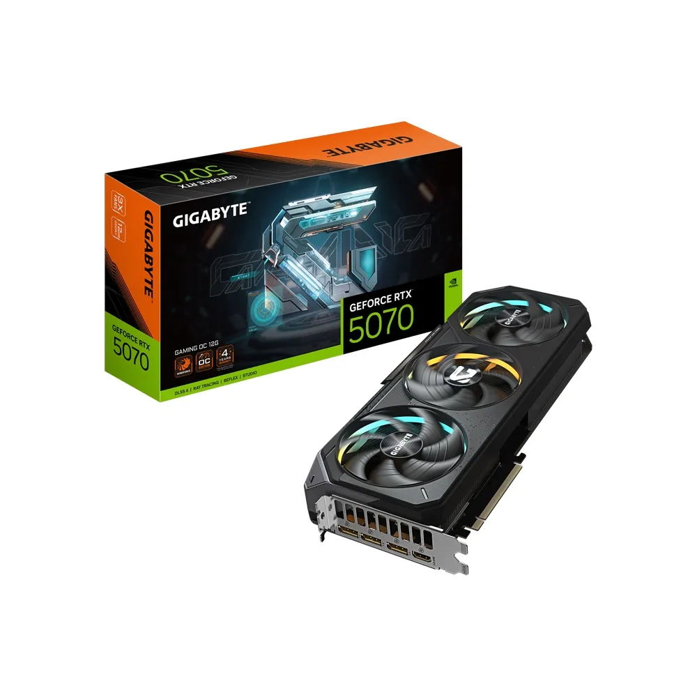 【技嘉】顯卡+主機板組★GeForce RTX5070 GAMING OC 12G 顯示卡X870 EAGLE WIFI7 AMD 主機板