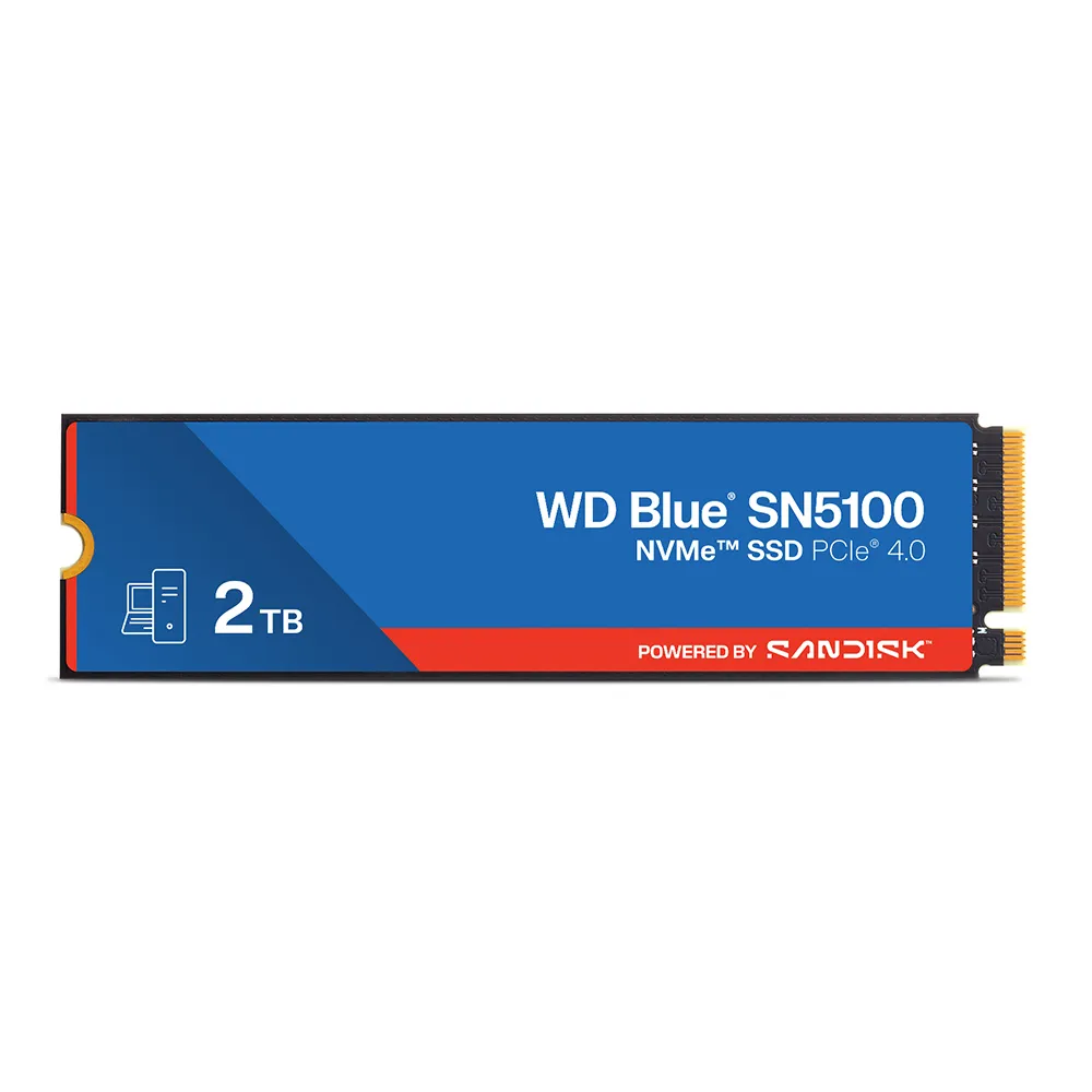 【WD 威騰】WD Blue藍標 SN5100 NVMe SSD 2TB(WDS200T5B0E)