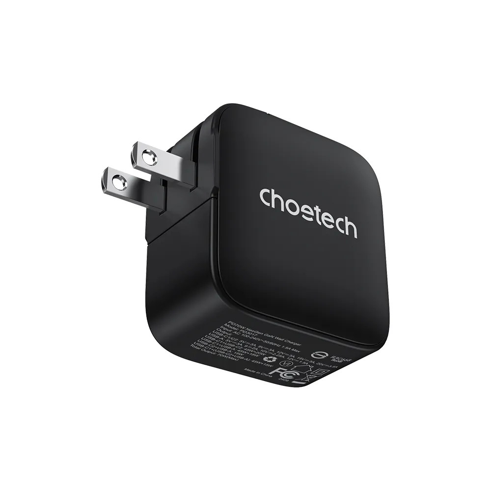【Choetech】氮化鎵GaN PD3017 Type-C 70W PD快充充電器