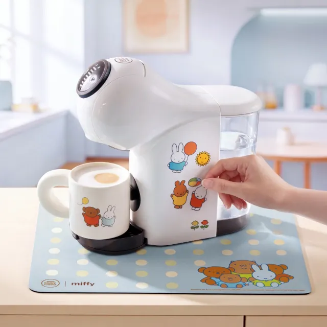 【NESCAFE Dolce Gusto】限量首賣!! Miffy米飛兔xGenio S聯名膠囊咖啡機禮盒(共六件組) 耶誕禮物首選禮盒