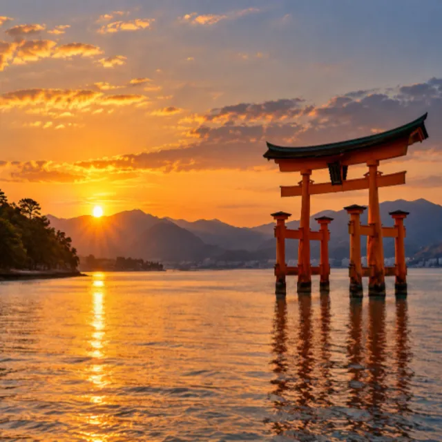 【喜鴻假期】★山陽四國７日★小豆島纜車、嚴島神社、道後溫泉、讚岐烏龍麵DIY、栗林公園