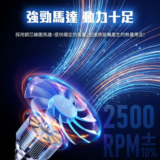 【PC Park】H6 RGB筆記型散熱座 電腦散熱 適用14~15.6吋 USB供電