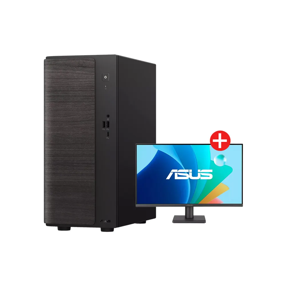 【ASUS 華碩】+27型螢幕★Core 9 十四核文書電腦(16G/512GB SSD/W11/H-V501MV)
