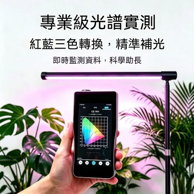 【映星照明】18W全光譜植物生長燈 可升降植物燈 桌面植物補光燈 多肉室內植物補光燈 折疊伸縮
