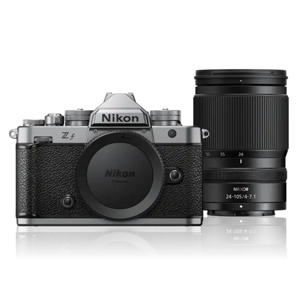 【Nikon 尼康】Nikon ZF + NIKKOR Z 24-105mm F4-7.1 KIT-銀色(公司貨)