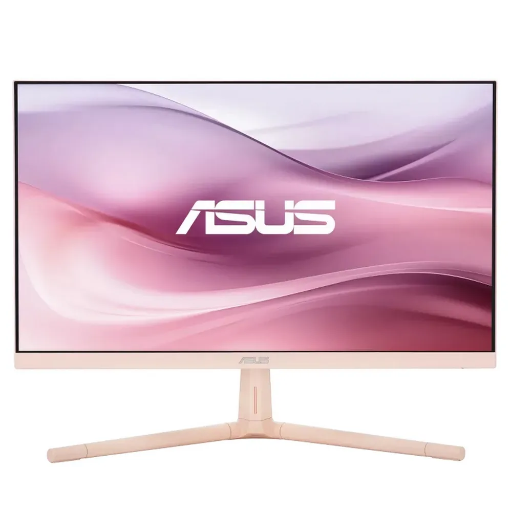 【ASUS 華碩】VU279CFE-P 27型 IPS 100Hz USB-C 護眼螢幕-淡玫瑰(Adaptive-Sync/1ms/低藍光不閃屏)