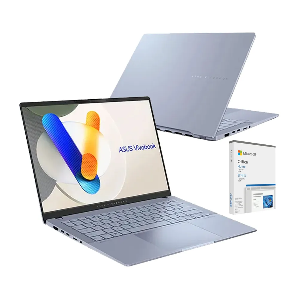 【ASUS 華碩】Office2024組★14吋Ultra 7輕薄AI筆電(VivoBook S S5406SA/Ultra 7-256V/16G/512G/OLED/EVO)