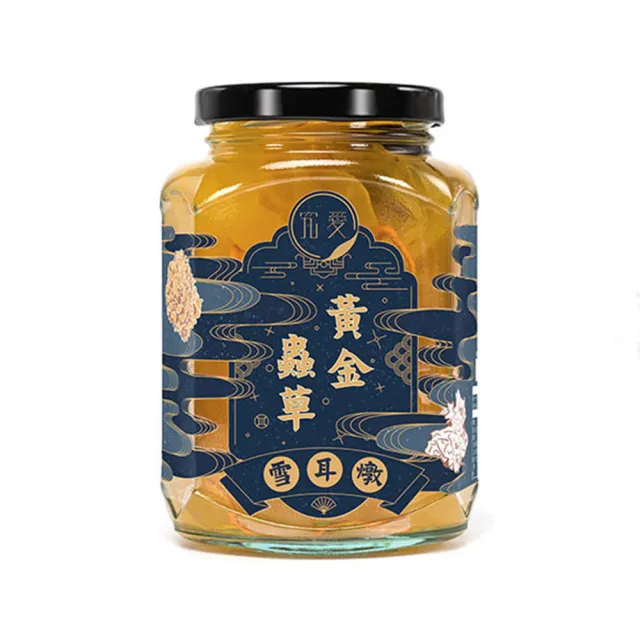 【究愛燕窩】黃金蟲草雪耳燉380mlx8入(季節調理/健康食品/低糖甜品)