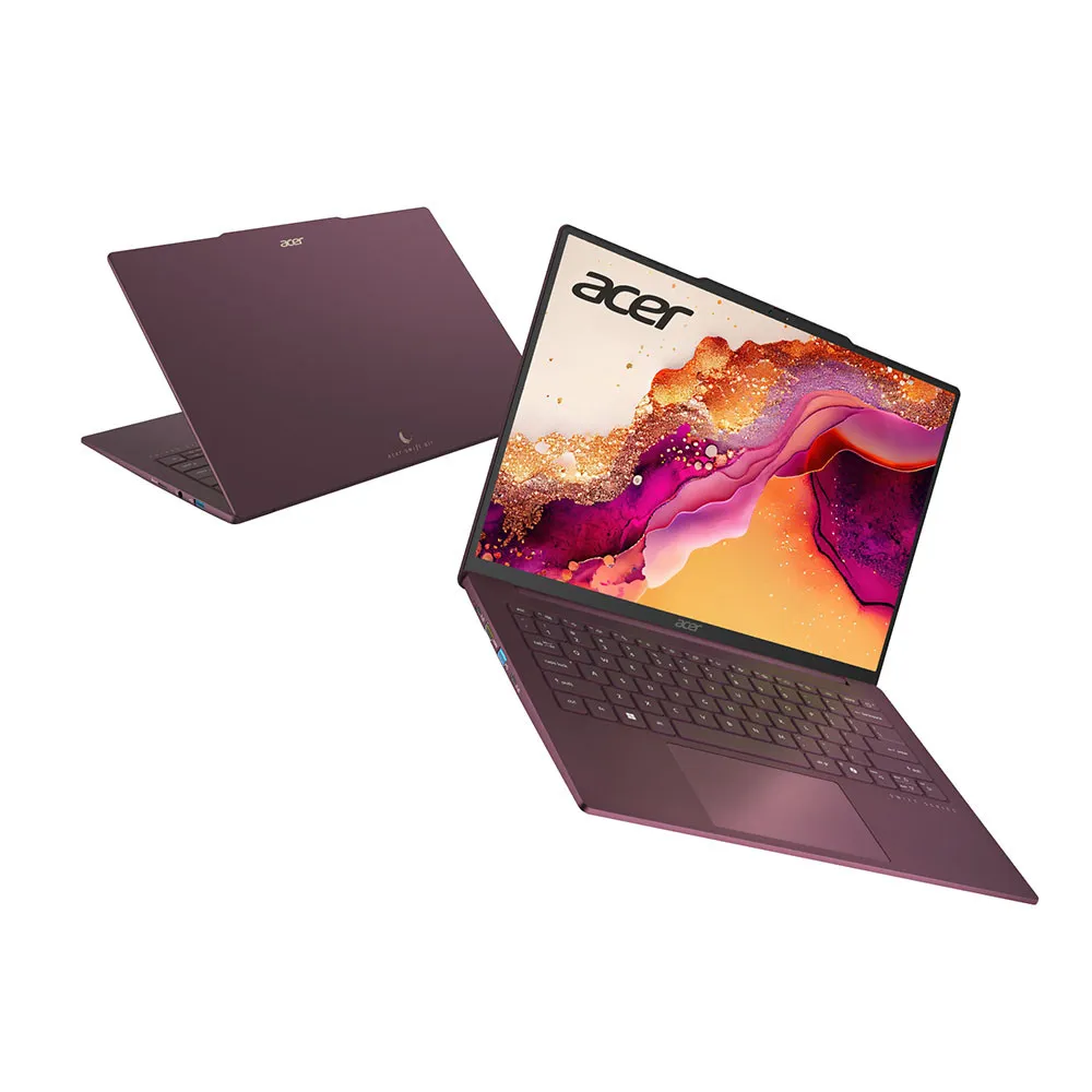 【Acer】65W快充組★14吋OLED輕薄AI筆電-勃根地紅(Swift Air/SFA14-61M-R30L/Ryzen AI 5 330/16G/512G)