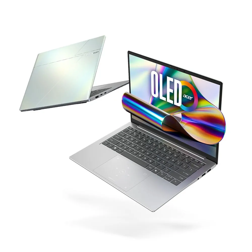 【Acer 宏碁】14吋OLED 999g輕薄AI筆電-極光白(Swift Edge AI/SFE14-I51-51PZ/Ultra 5-325/16G/512G/W11)