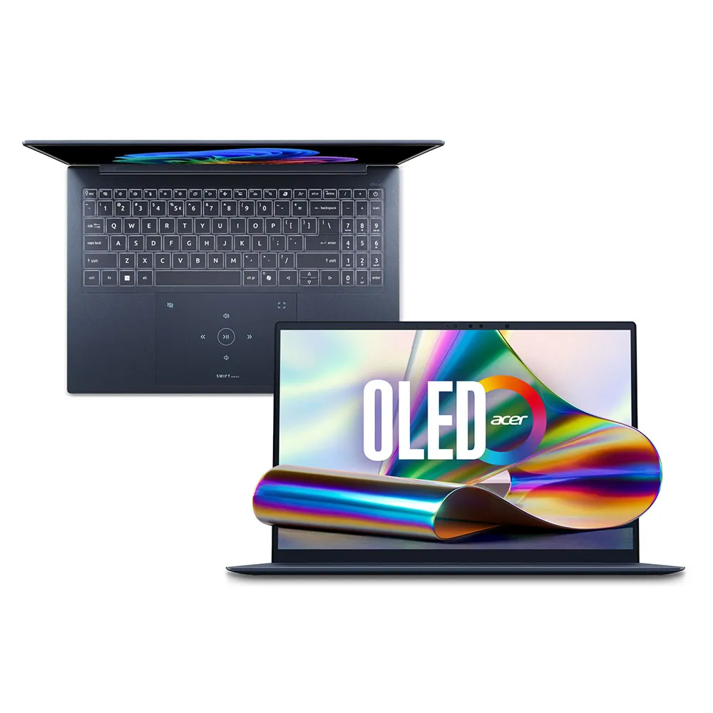 【Acer 宏碁】16吋2.8k OLED 輕薄AI筆電-冷冽藍(Swift Edge/SFE16-I51-52VE/Ultra 5-325/16G/512G/W11)