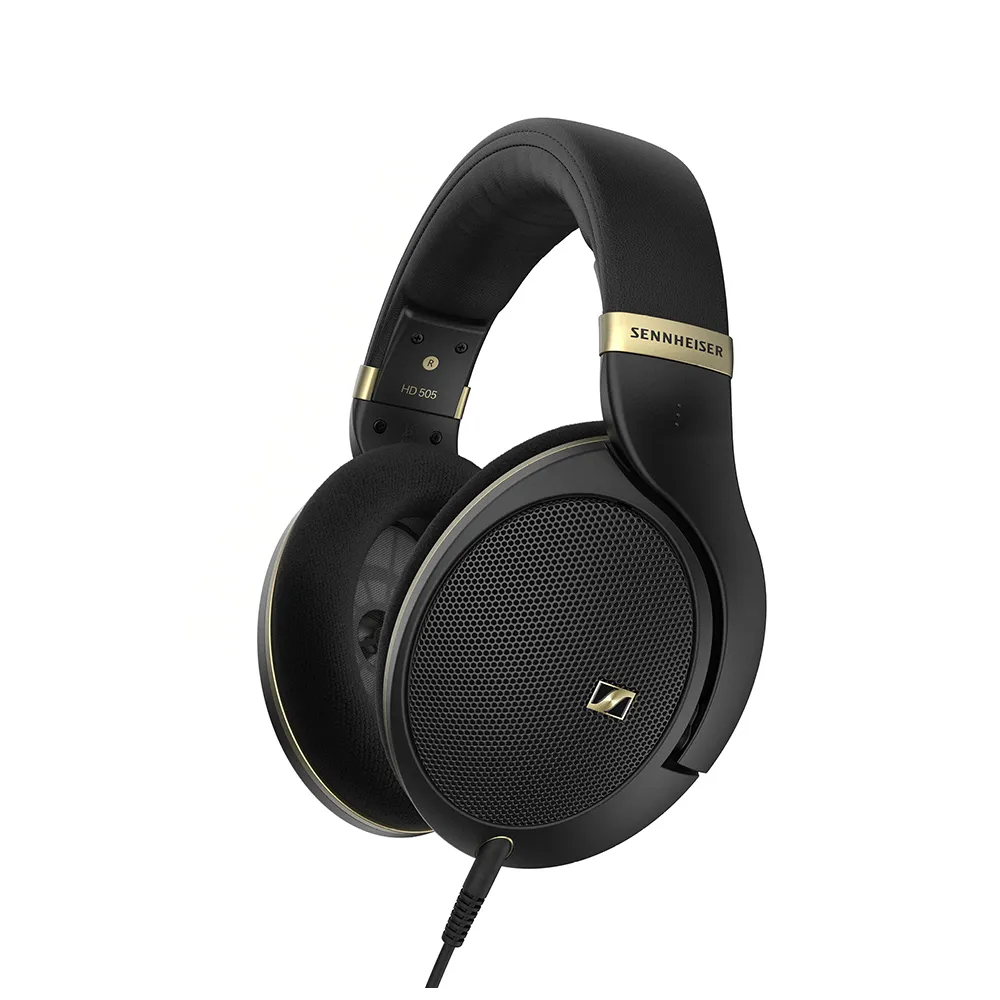【SENNHEISER 森海塞爾】HD 505 開放式耳罩耳機 曜金色
